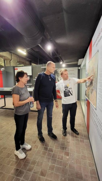 Wnuk gen. Emila Fieldorfa "Nila" odwiedził Muzeum Armii Krajowej