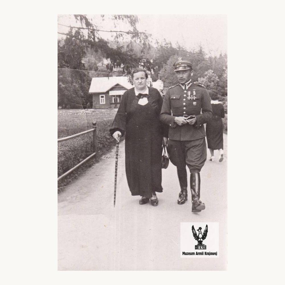 Franciszka Spychalska i major Józef Spychalski, 1939