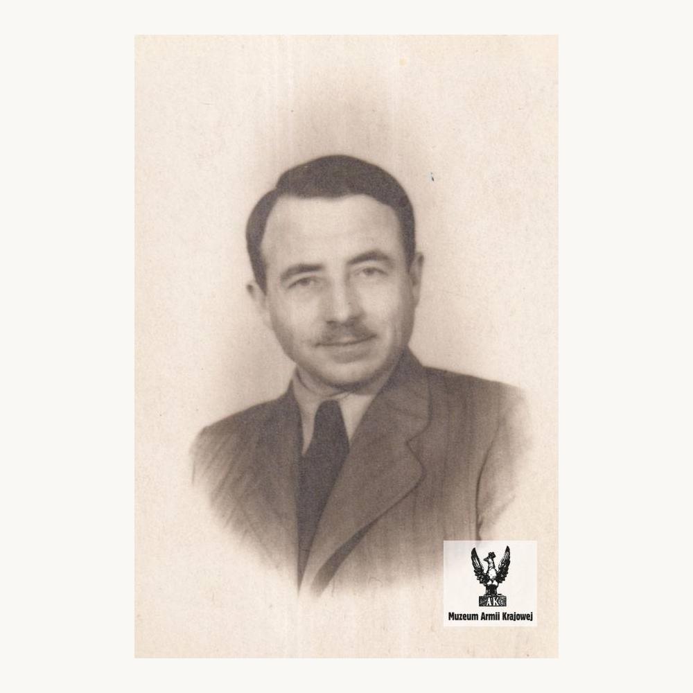 Fotografia - pułkownik Józef Spychalski, Komendant Okręgu Kraków Armii Krajowej, 1943