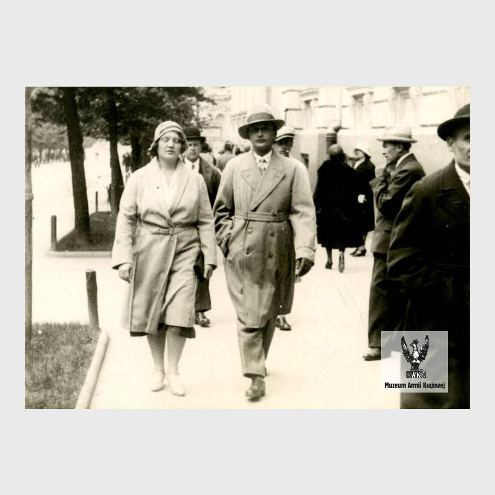 Janina i Emil Fieldorf w Paryżu