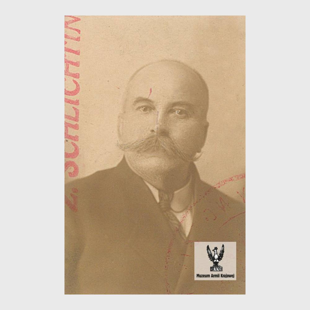 Fotografia legitymacyjna Andrzeja Fieldorfa, ojca Emila Fieldorfa